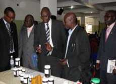Minister of State for Animal Industry at the launch of the beekeeping competition